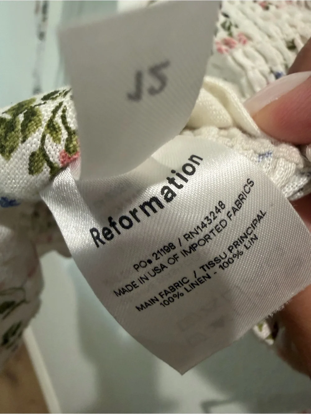 Reformation lightweight white